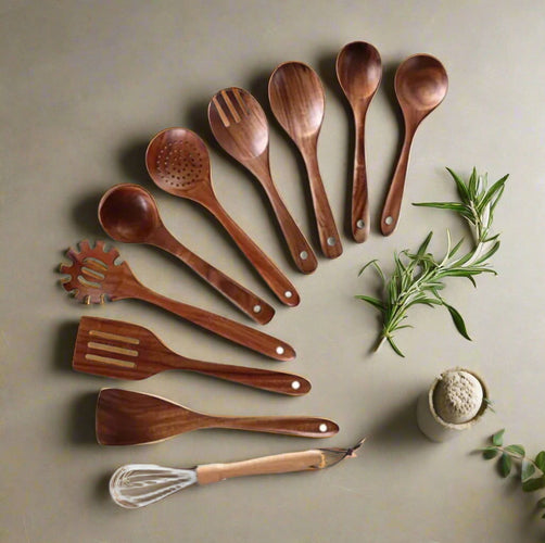 Acacia Wood Kitchen Tools - Why We Use Them (And you should too)