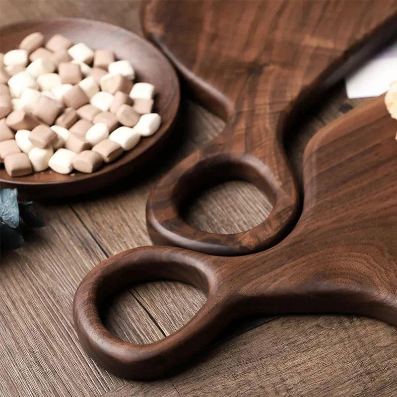 Black Walnut Wood Serving/Cutting Board - Theronomy 
