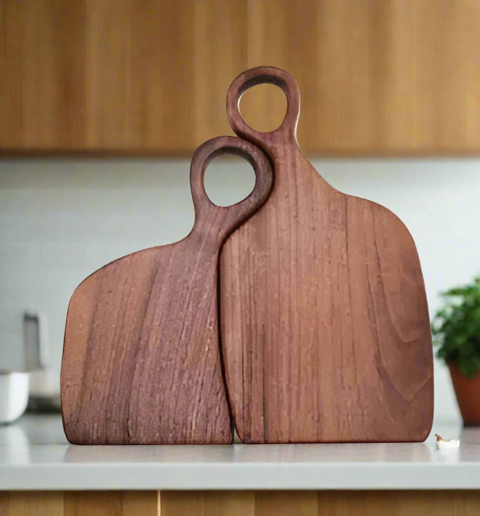Black Walnut Wood Serving/Cutting Board - Theronomy 