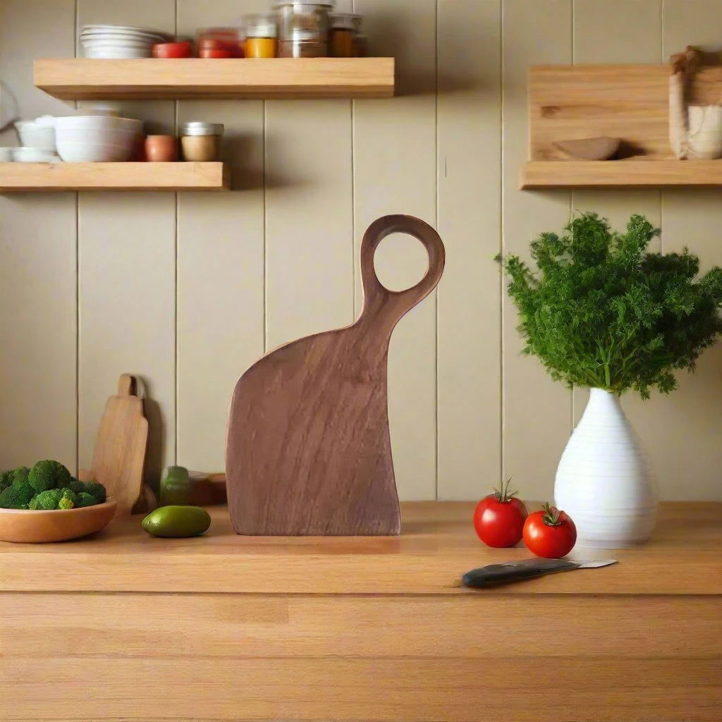 Black Walnut Wood Serving/Cutting Board - Theronomy 