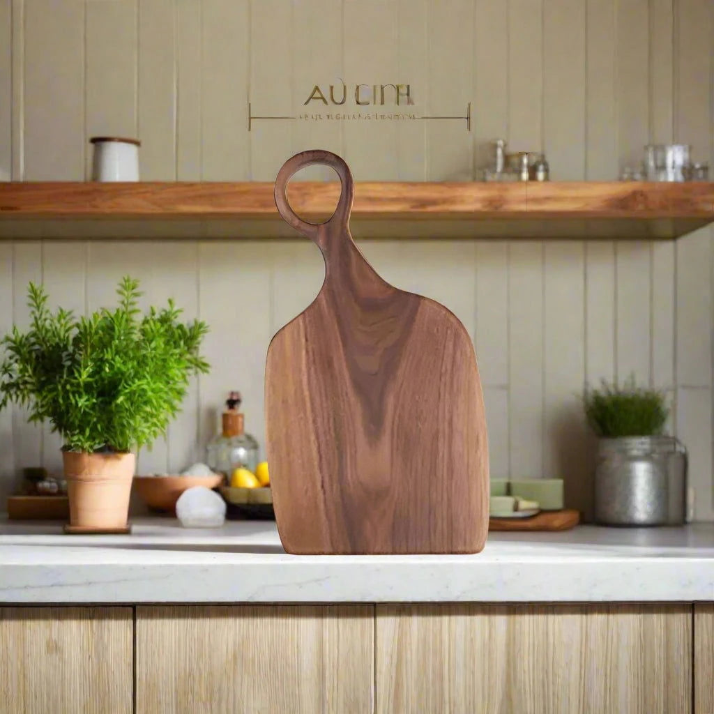 Black Walnut Wood Serving/Cutting Board - Theronomy 