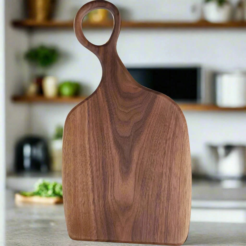 Black Walnut Wood Serving/Cutting Board - Theronomy 