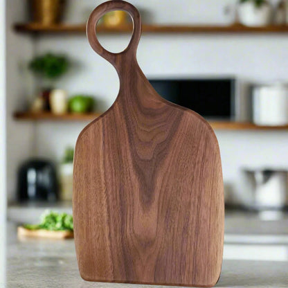 Black Walnut Wood Serving/Cutting Board - Theronomy 