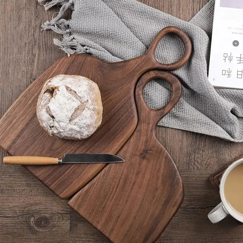 Black Walnut Wood Serving/Cutting Board - Theronomy 