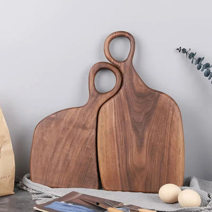 Black Walnut Wood Serving/Cutting Board - Theronomy 