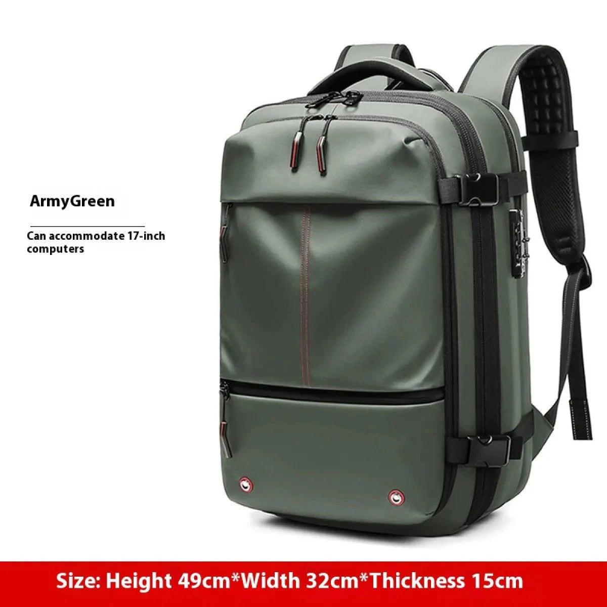 Multifunction Vacuum Compression Travel Backpack/Carry On - Theronomy 